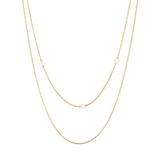 Michelle Bijoux Necklace Pearls 2 Necklaces