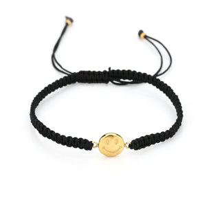 Michelle Bijoux Anklet Smiley Gold