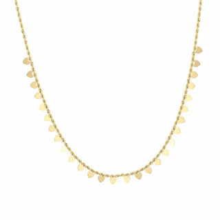 Michelle Bijoux Necklace Twisted Hearts