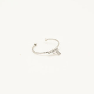 Michelle Bijoux Ring pistool Zilver