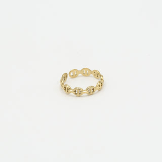 Michelle Bijoux Ring anker chain