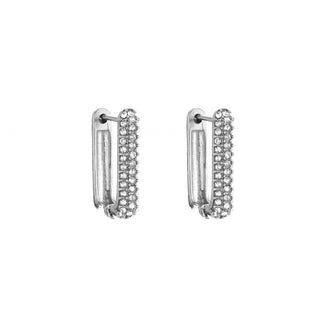 Michelle Bijoux Earring Square Rhinestone