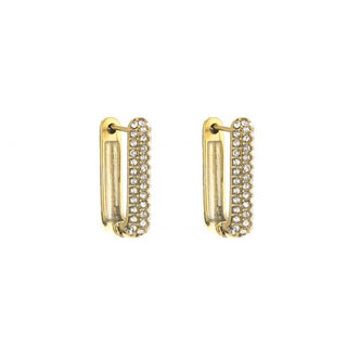 Michelle Bijoux Earring Square Rhinestone