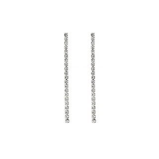 Michelle Bijoux Earring Stud Necklace Rhinestone