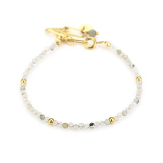 Koop gray Michelle Bijoux bracelet natural stone