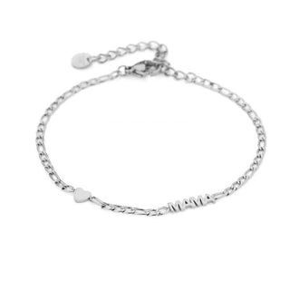 Michelle Bijoux Bracelet Heart Mama Link