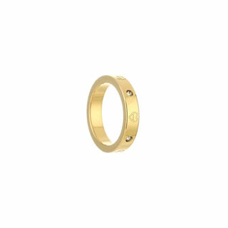 Michelle Bijoux Ring (Sieraad) Hartjes Witte Stenen (Maat 16-18)