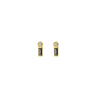 Koop black Michelle Bijoux Ear Studs 2 Stones