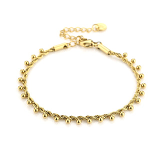 Kopen goud Michelle Bijoux Armband (sieraad) Gedraaid Small Balls