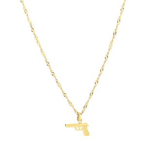 Michelle Bijoux Collier Twisted Pistol