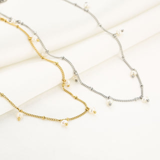 Michelle Bijoux Necklace Balls Small Pearls