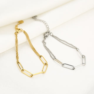 Michelle Bijoux Bracelet (jewelry) double chain
