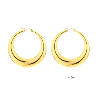 Michelle Bijoux-Ohrringe mit dickem Goldfinish