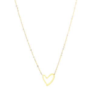 Koop gold Michelle Bijoux Collier Lonely Heart