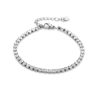 Michelle Bijoux Bracelet (jewelry) White Stones 3mm