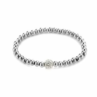 Bijoutheek-Armband (Schmuck) Kugeln und Zirkonia-Kugel
