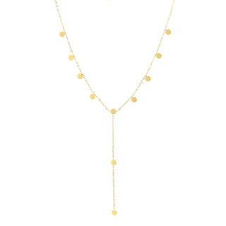 Michelle Bijoux Collier Y shape discs