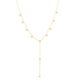 Michelle Bijoux Necklace Y shape stars