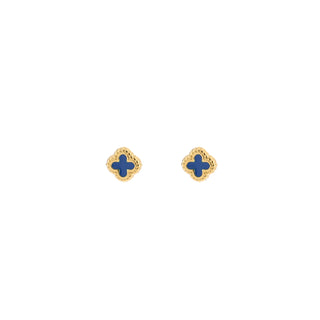 Michelle Bijoux Ear Studs Clover gold (5mm)