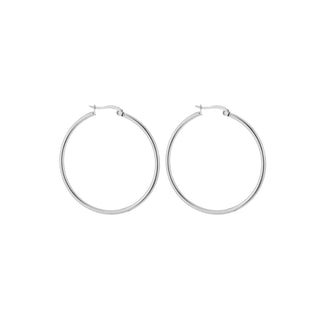 Kaufen silber Michelle Bijoux Ohrringe (40 mm x 2 mm)