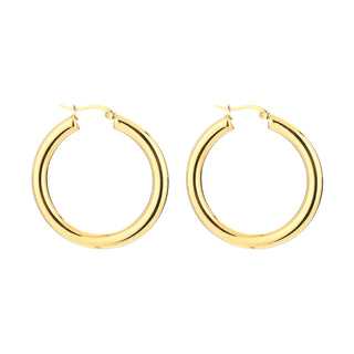 Kaufen gold Michelle Bijoux Ohrringe (40 mm x 5 mm)