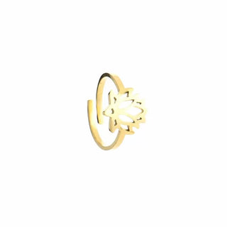 Kopen goud Michelle Bijoux Ring (Sieraad) Lotus One Size