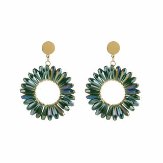 Koop green Bijoutheek Ear Studs Sun Beads