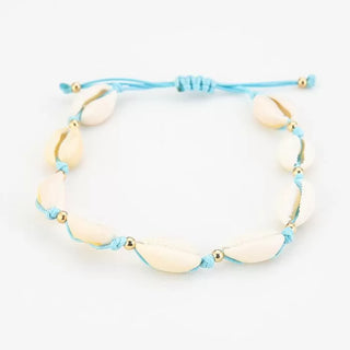 Kaufen turkis Bijoutheek Knöchelschmuck Muscheln Kugeln