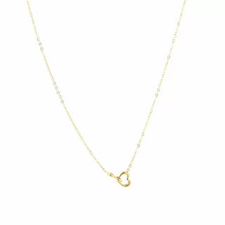 Bijoutheek Collier open heart infinity