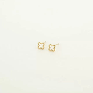 Bijoutheek Ear studs open clover