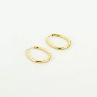 Kaufen gold Bijoutheek Ohrringe Oval mittel