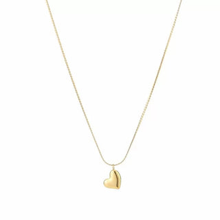 Bijoutheek Necklace snake convex heart