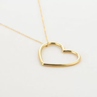 Bijoutheek Collier big open heart