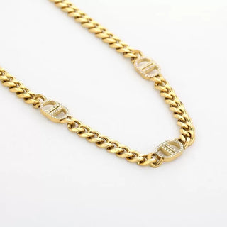 Bijoutheek Collier Goodlife Schakels Strass