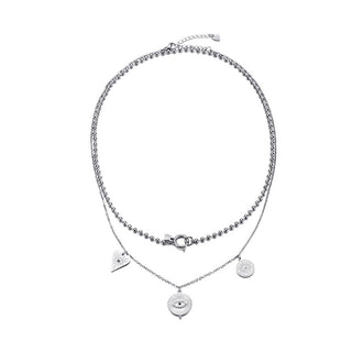 Bijoutheek collier Dubbel beschermend oog