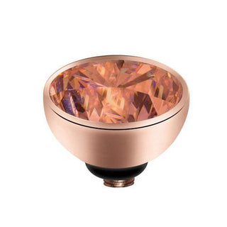 Koop champagne Melano Twisted Meddy CZ Stone Rosé (4MM)
