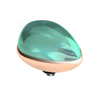 Melano Twisted Meddy Pear CZ Stein (13MM)