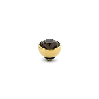 Koop smoked-topaz Melano Twisted Meddy CZ Stone Gold (4MM)