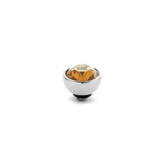 Koop champagne Melano Twisted Meddy CZ Stone Silver (4MM)
