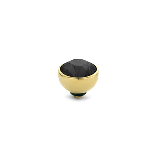 Koop black Melano Twisted Meddy 5011 CZ Stone Gold (6MM)