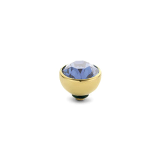 Kopen aqua Melano Twisted Meddy 5011 CZ Stone Goud (6MM)