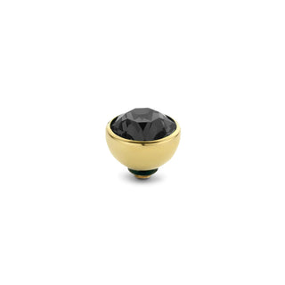 Koop anthracite Melano Twisted Meddy 5011 CZ Stone Gold (6MM)