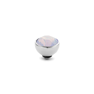 Koop milk-pink Melano Twisted Meddy 5012 CZ Stone Silver (8MM)