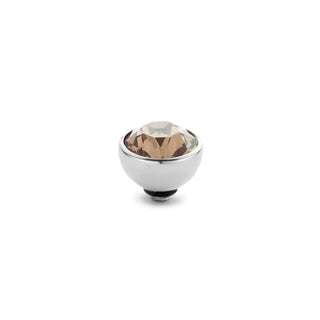 Koop salmon Melano Twisted Meddy 5011 CZ Stone Silver (6MM)