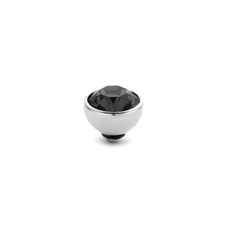 Koop anthracite Melano Twisted Meddy 5012 CZ Stone Silver (8MM)