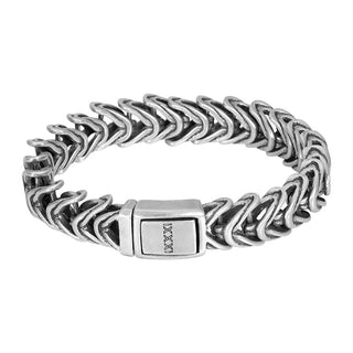 iXXXi Jewelry Herrenarmband Haiti Mattsilber (LÄNGE: 21,5 cm)
