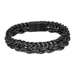 iXXXi Jewelry Herrenarmband Hawaii Schwarz (LÄNGE: 22,5 cm)