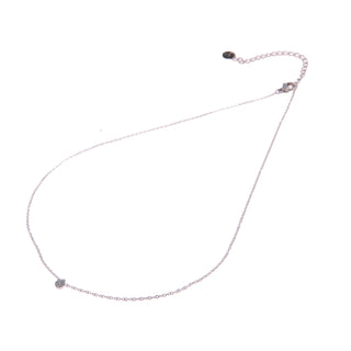 Koop silver GO Dutch Label Necklace round stone