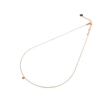 Koop gold GO Dutch Label Necklace round stone