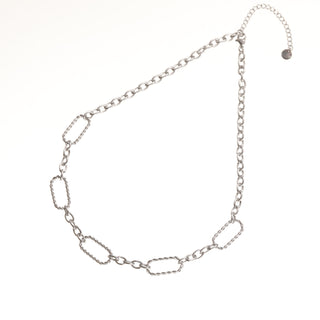 Go Dutch Label Necklace link Silver